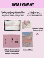 You Did Great Today* Luxury Sleep & Amethyst Affirmation Set