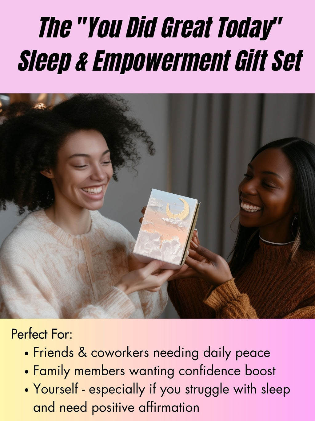 You Did Great Today* Luxury Sleep & Amethyst Affirmation Set