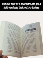 The Badass Jar: 90 Affirmations (with Clips and jute twine)